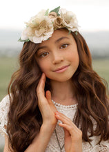 Load image into Gallery viewer, Kid&#39;s Orly Flower Crown in Cream
