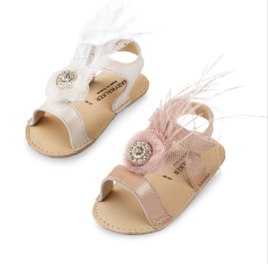 Feather Baby Sandals