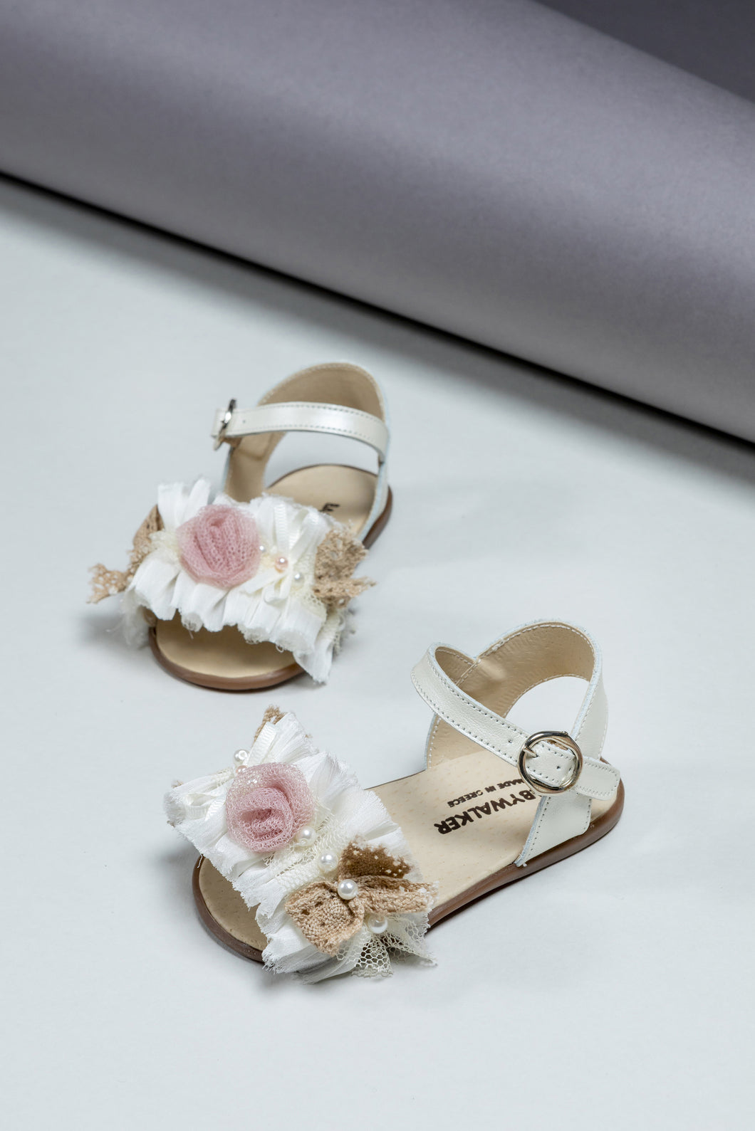 Flower Ruffle Sandal