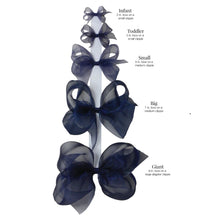 Load image into Gallery viewer, 8” Organdy Bow Headband
