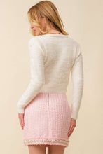 Load image into Gallery viewer, Stone Trim Mohair Cardigan
